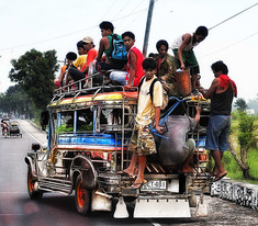 overloaded jeepney